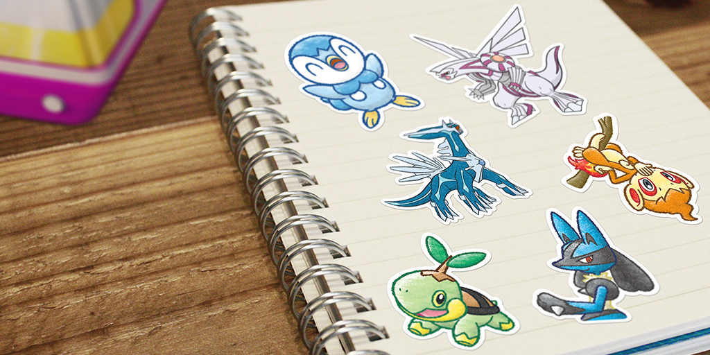 Pokémon GO Pegatinas de Sinnoh