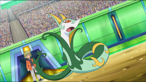 TV Pokémon: ¡Aventuras en Teselia y más allá! Serperior de Trip