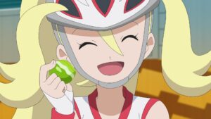 Episodio 85 Viajes Pokémon Corelia feliz