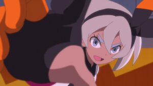 Episodio 86 Viajes Pokémon Judith pide aumentar el Poder Dinamax de Machamp Gigamax