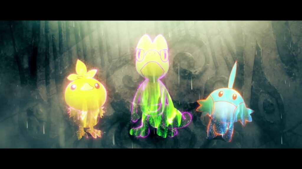 Evoluciones Pokémon EP6: El deseo (Hoenn) Torchic, Treecko y Mudkip