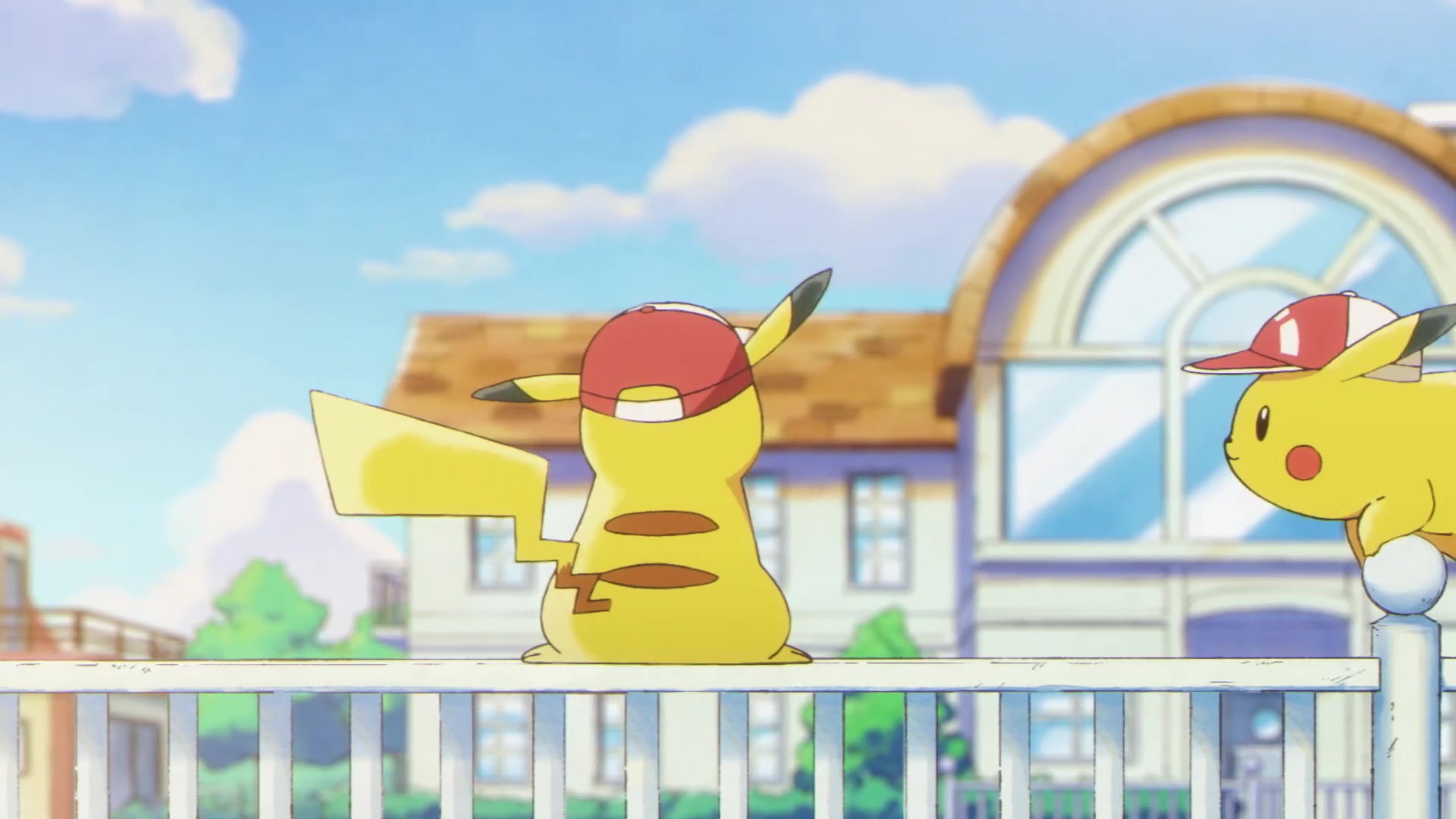Evoluciones Pokémon EP8: El descubrimiento (Kanto) Pikachu con gorras