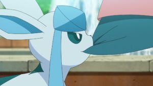 Episodio 87 Viajes Pokémon Glaceon de Regina
