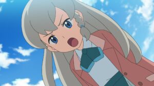 Episodio 87 Viajes Pokémon Regina se disculpa con los alumnos de la clase