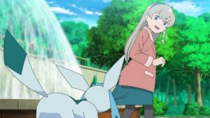 Episodio 87 Viajes Pokémon Regina y Glaceon