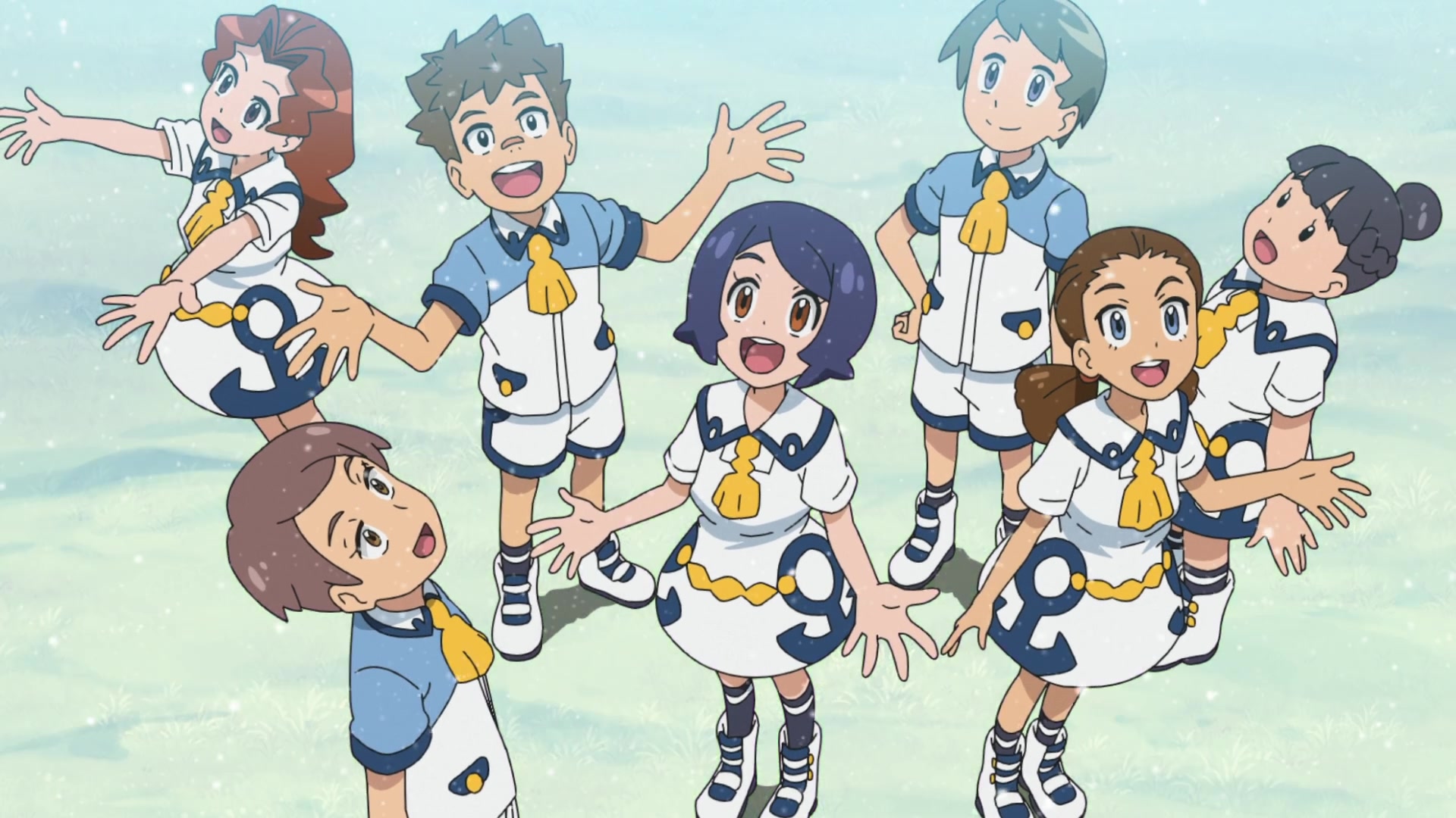 Episodio 87 Viajes Pokémon está nevando en la Escuela Pokémon gracias a Glaceon de Regina