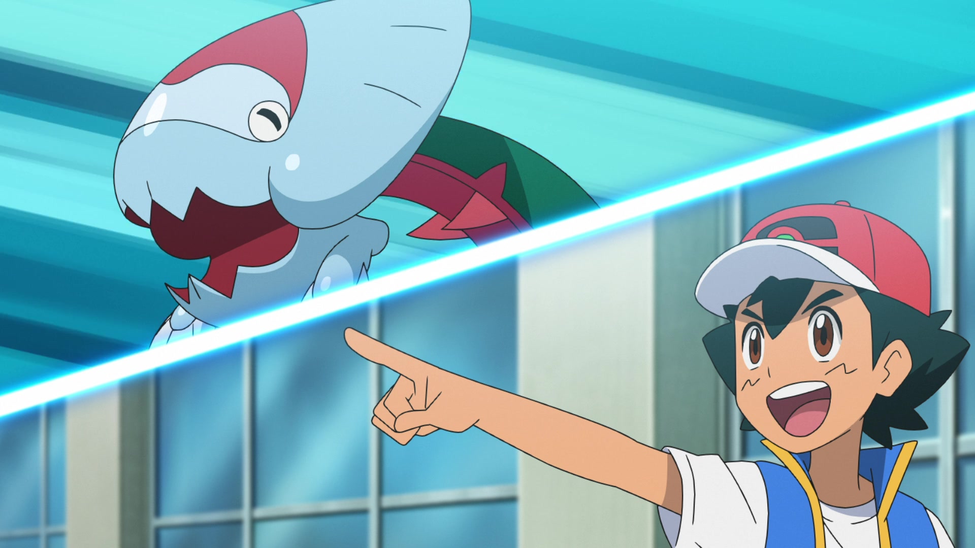 Episodio 87 Viajes Pokémon Dracovish y Ash