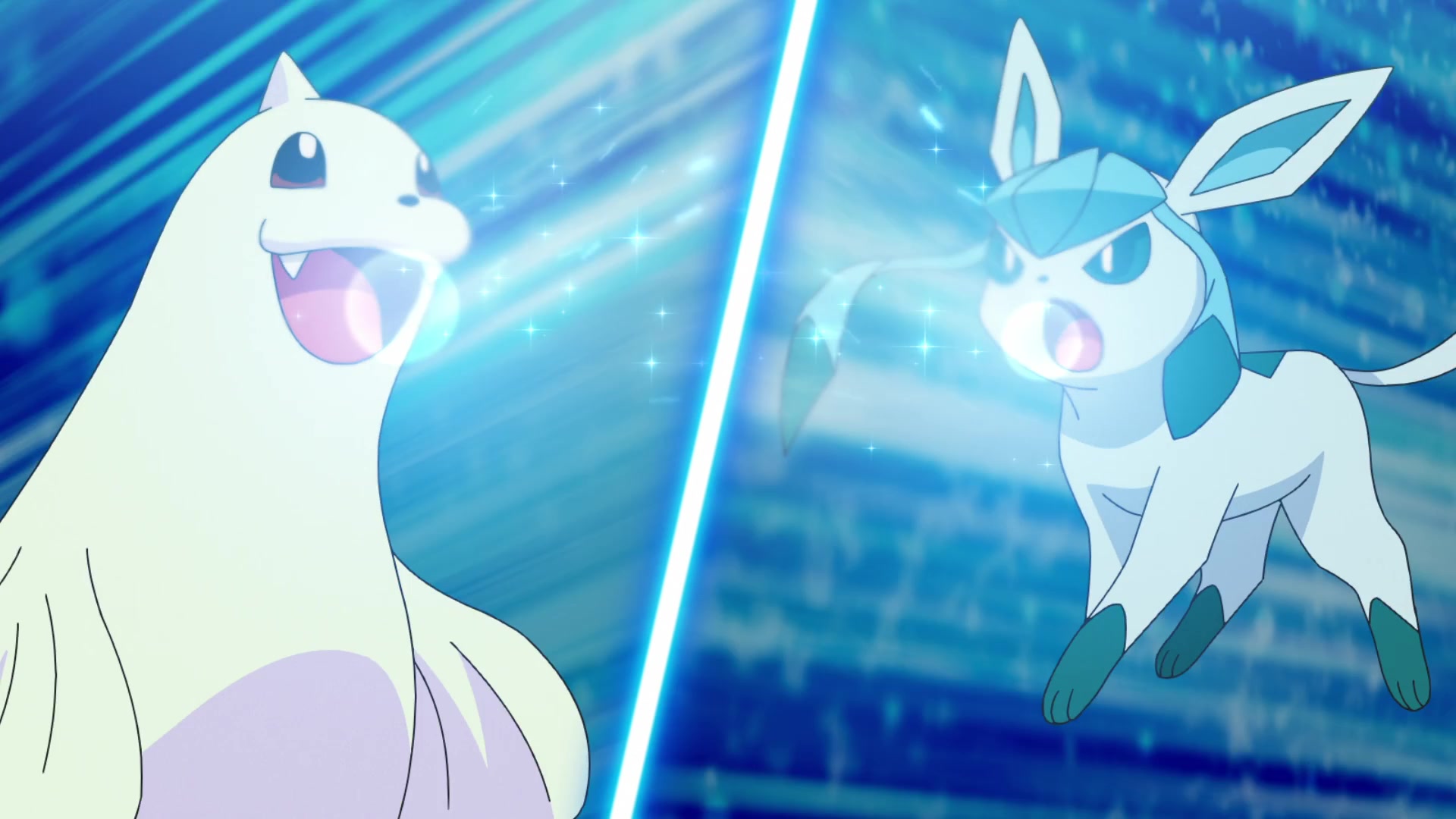 Episodio 87 Viajes Pokémon Dewgong y Glaceon