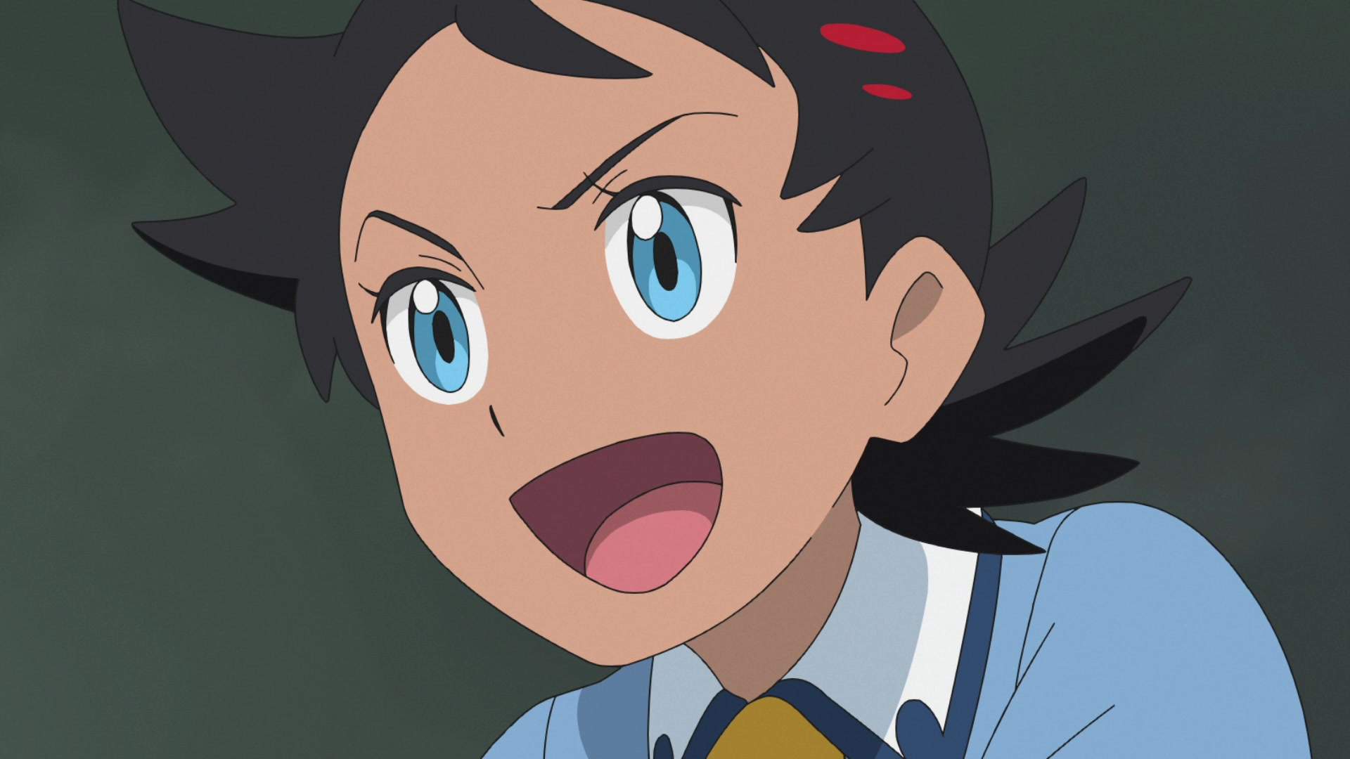 Episodio 87 Viajes Pokémon Goh habla con entusiasmo de las habilidades de Ash