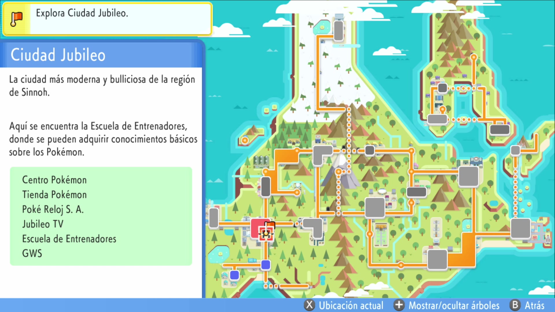 Ciudad Jubileo mapa