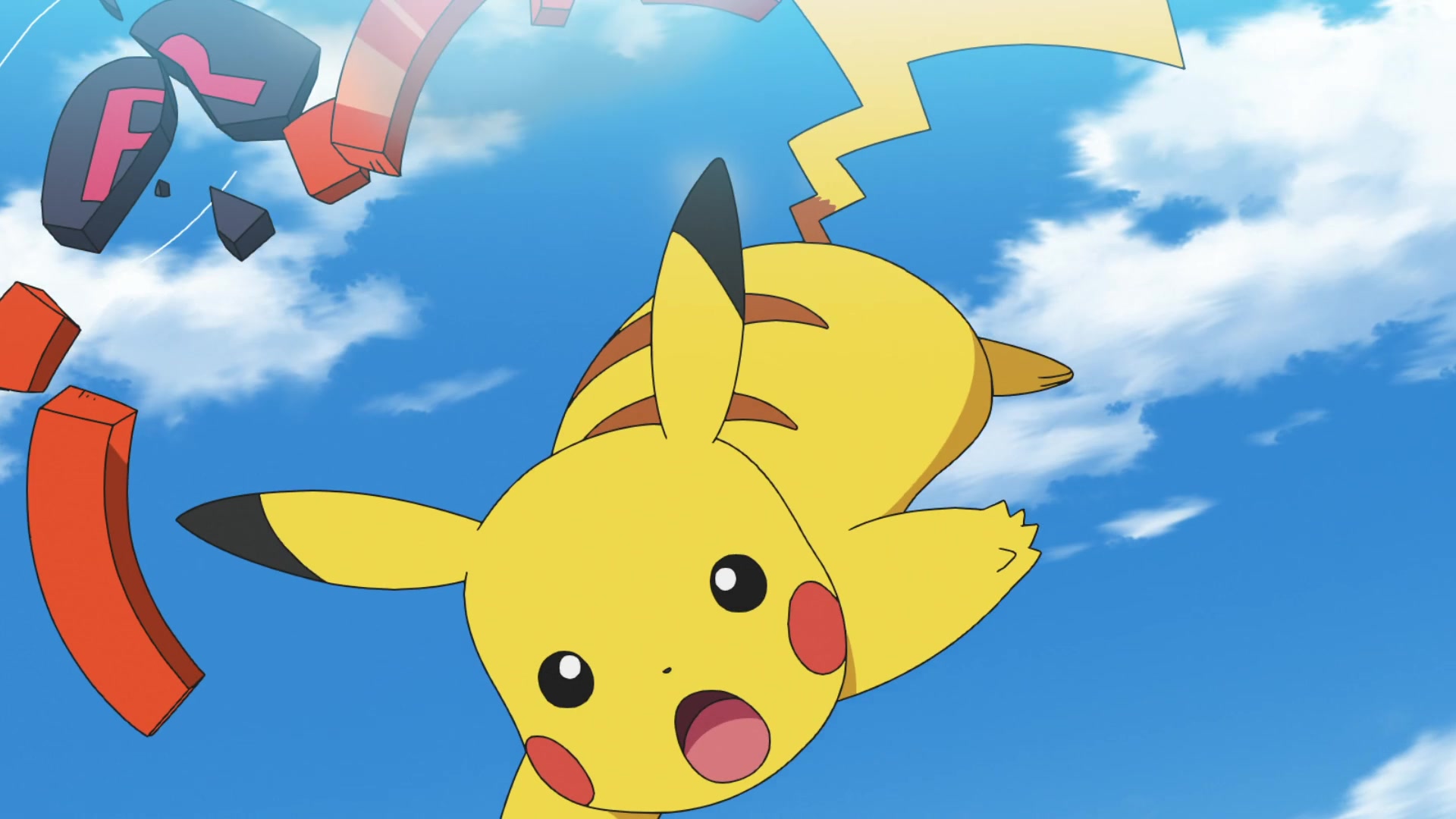 Episodio 89 Viajes Pokémon Pikachu es liberado por la Esfera Aural de Lucario