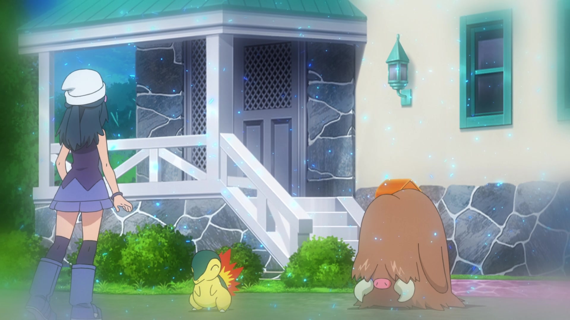Episodio 89 Viajes Pokémon Cyndaquil y Piloswine de Maya
