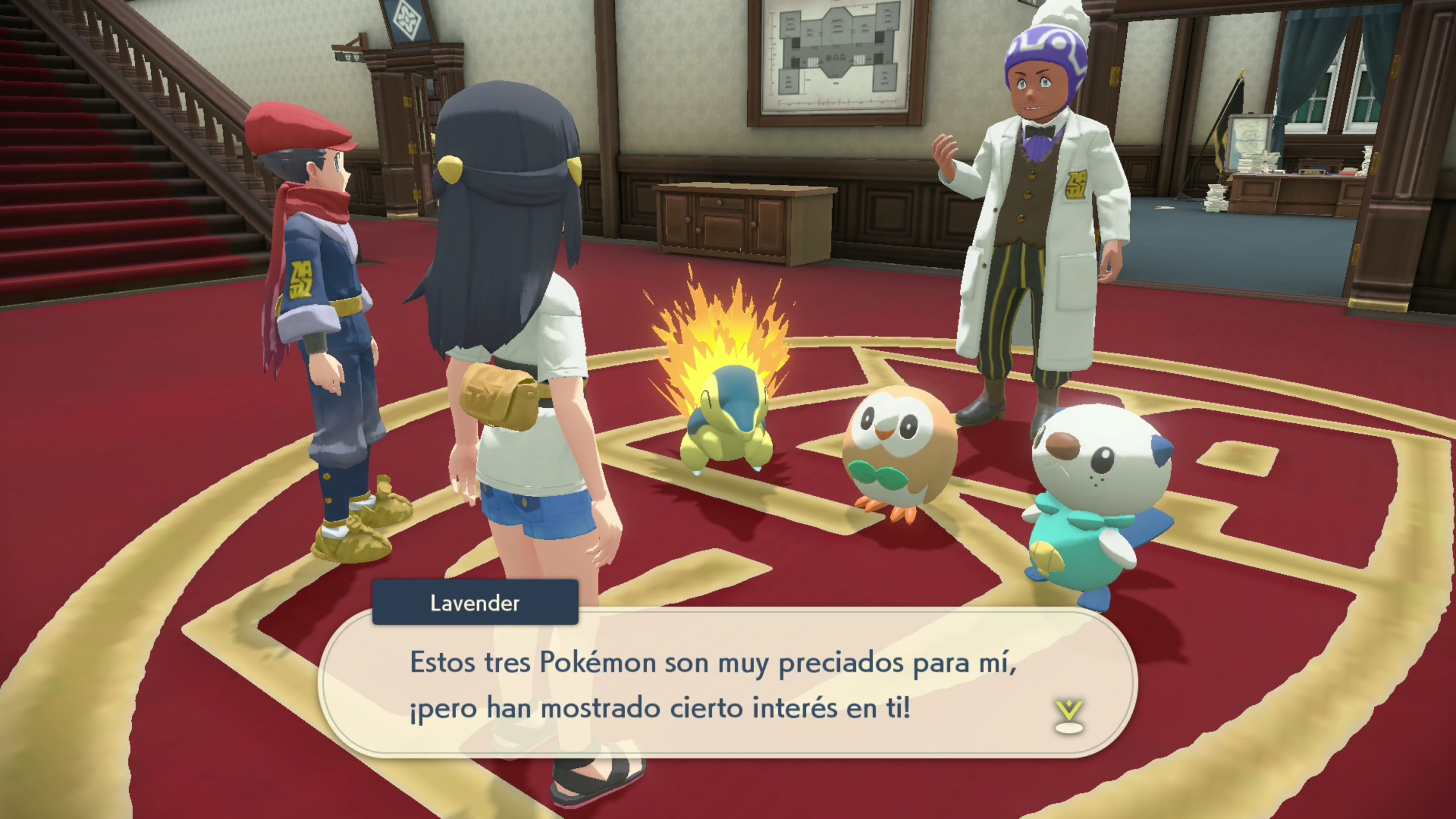 División de investigación los Pokémon iniciales