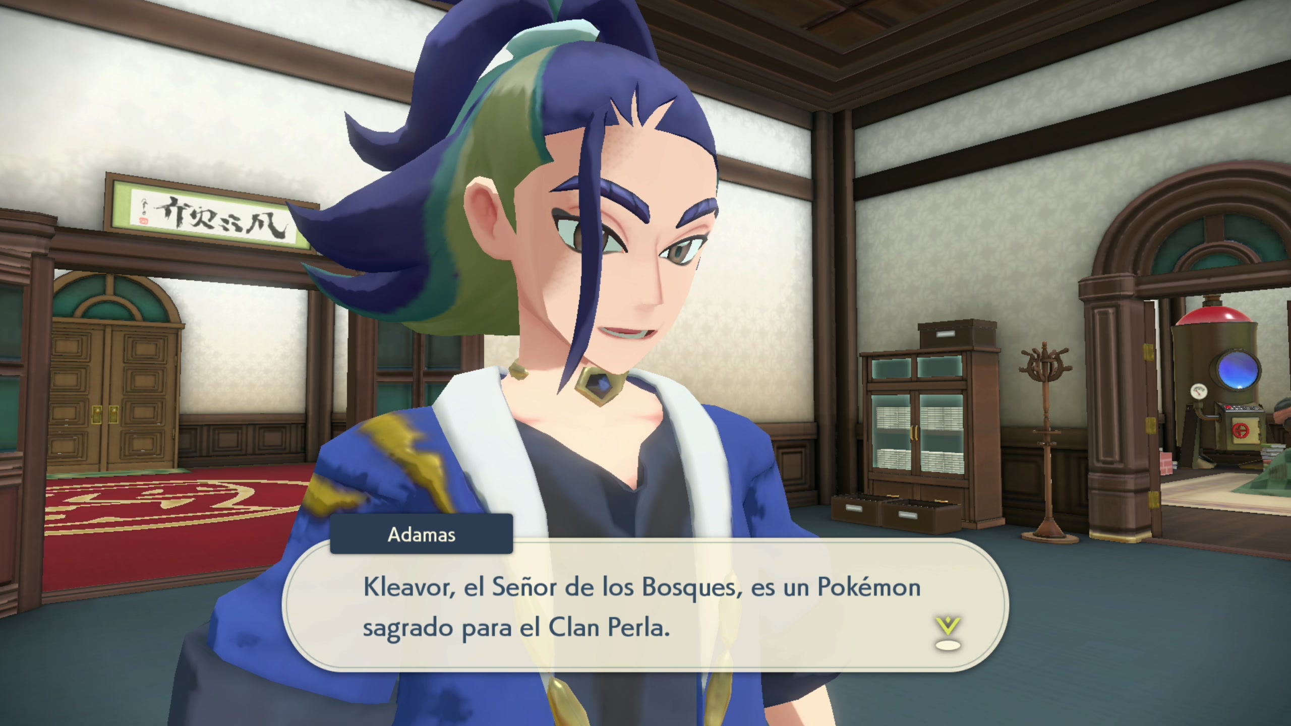 La furia del Señor de los Bosques Kleavor es un Pokémon señorial del Clan Perla