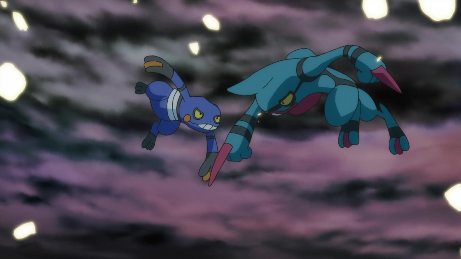 Episodio 3 Dios Arceus Croagunk de Brock contra Toxicroak de Saturno