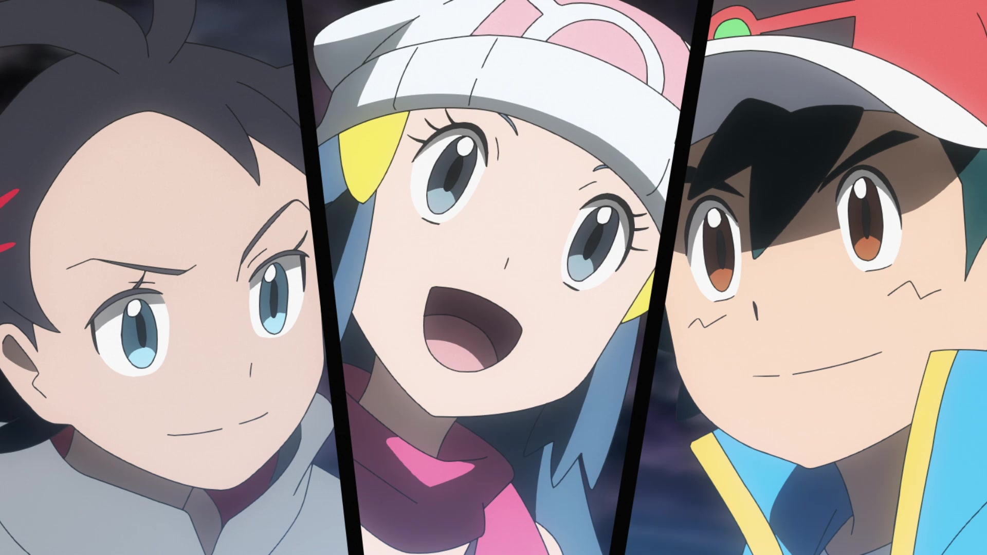 Episodio 3 Dios Arceus Goh, Maya y Ash