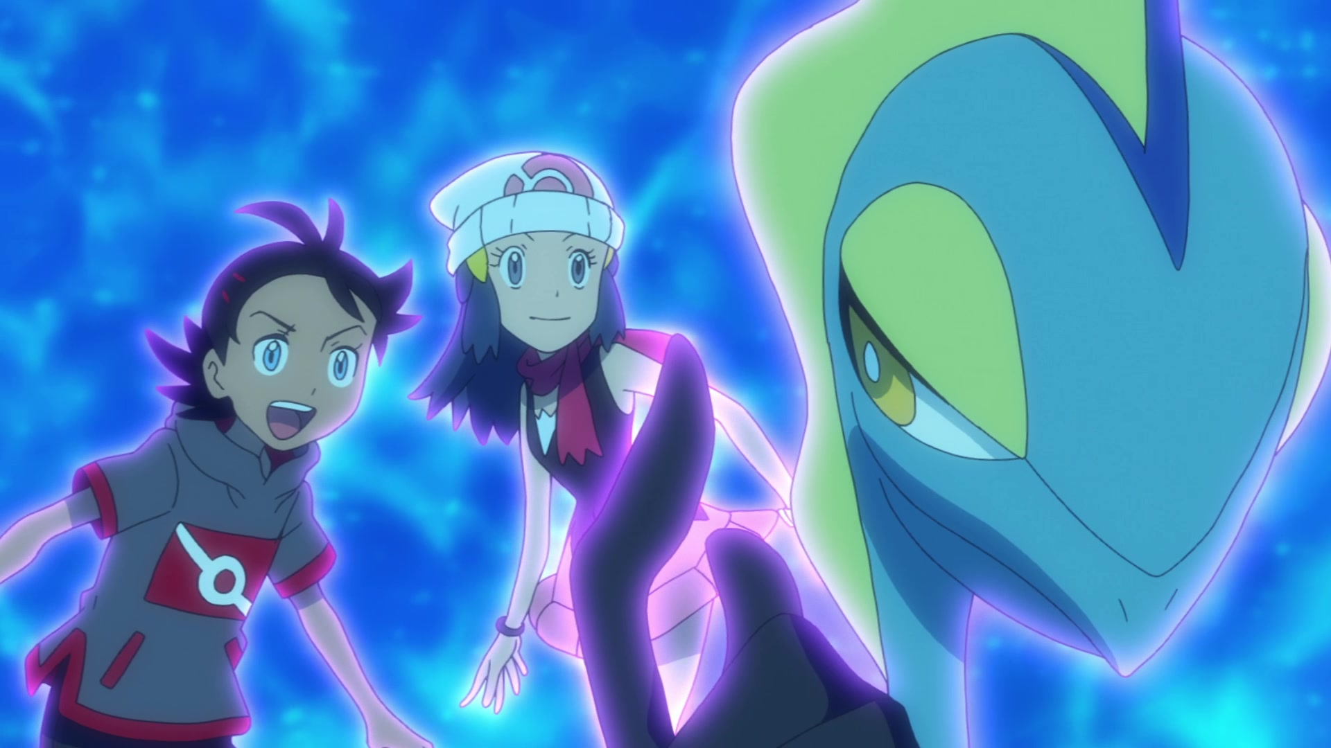 Episodio 4 Dios Arceus Inteleon de Goh usa Disparo Certero