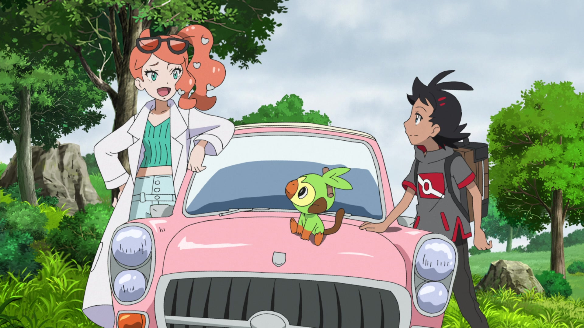 Pokémon Viajes Sonia, Goh y Grookey
