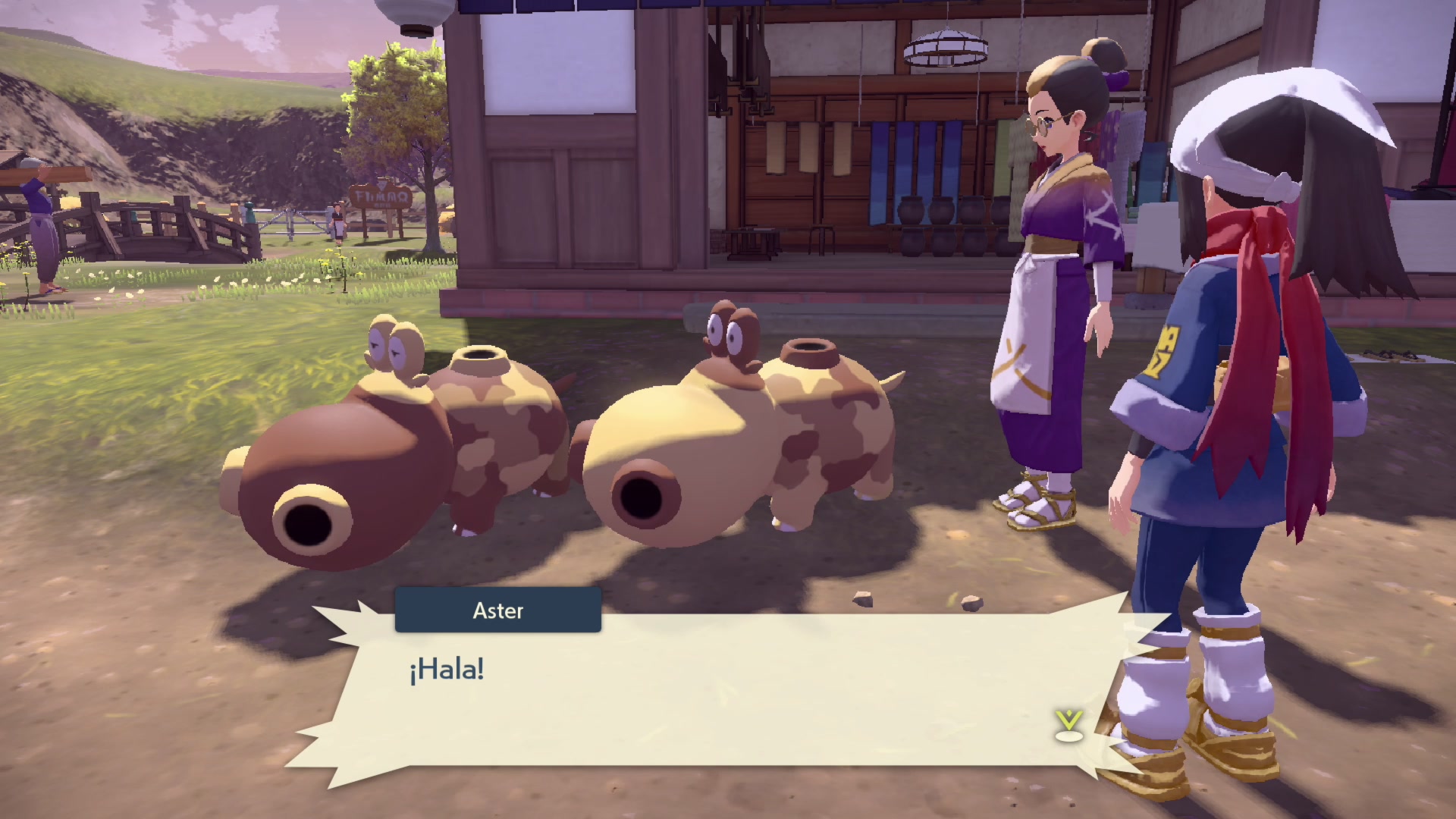 Sera y Lilligant Hippopotas