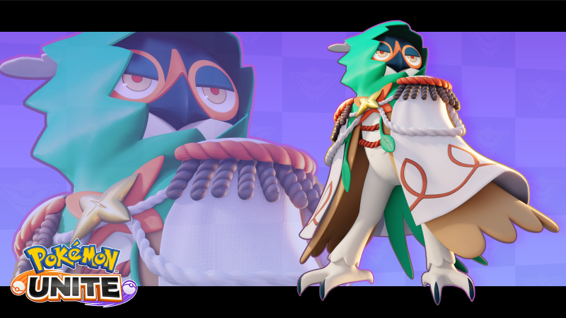Luces de neón (Pokémon UNITE) Holoatuendo de Decidueye Teatral