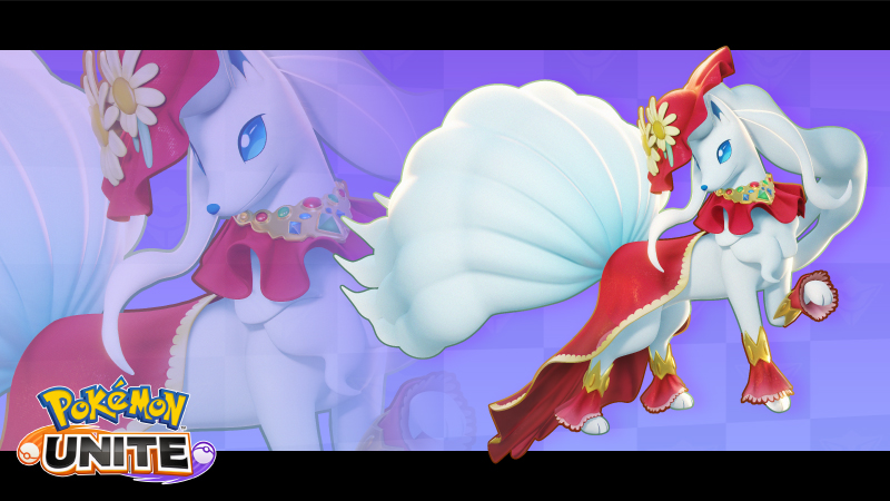 Luces de neón (Pokémon UNITE) Holoatuendo de Ninetales de Alola Teatral