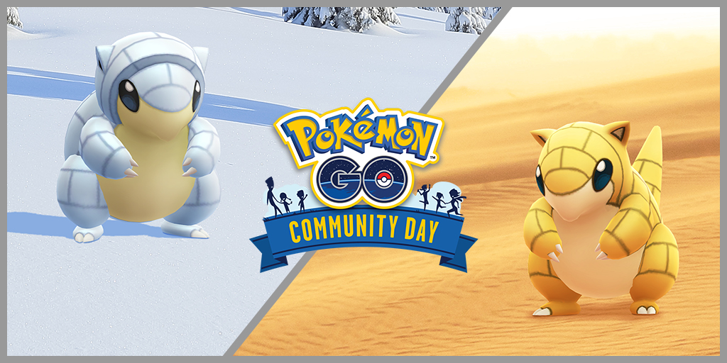 Pokémon GO: Sandshrew en el Día de la Comunidad!