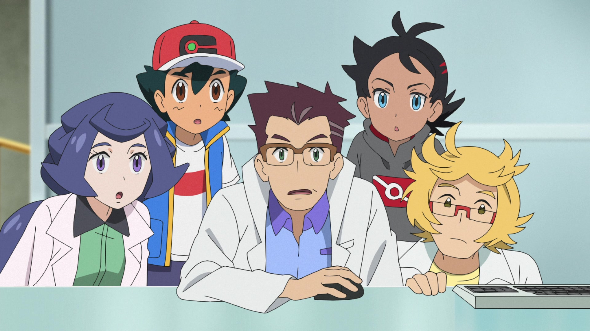 Episodio 93 Viajes Pokémon el Profesor Cerezo y el resto
