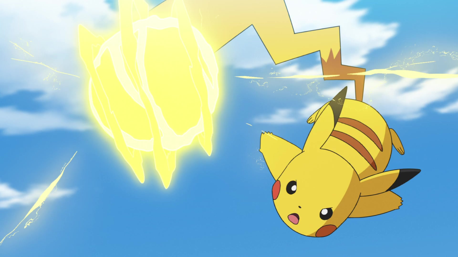 Episodio 93 Viajes Pokémon Electrotela de Pikachu