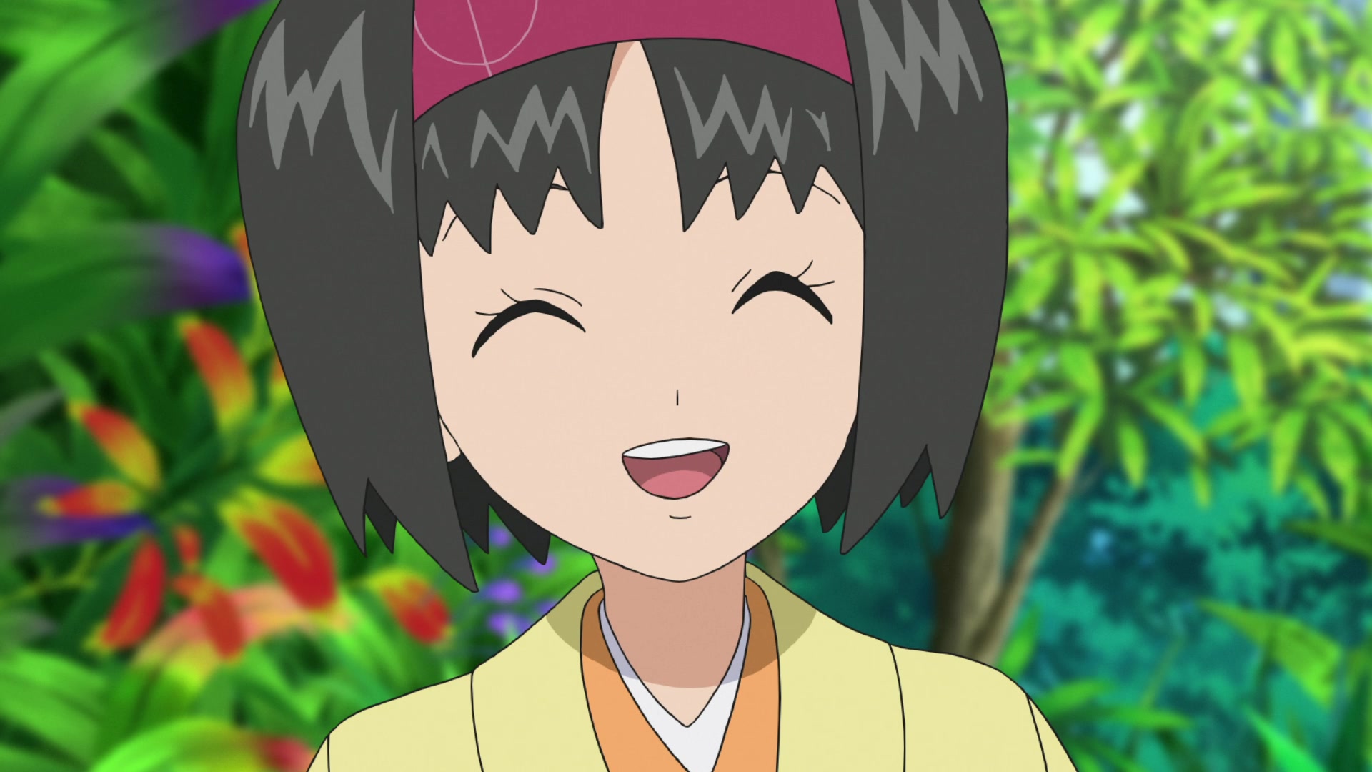 Episodio 94 Viajes Pokémon Erika feliz
