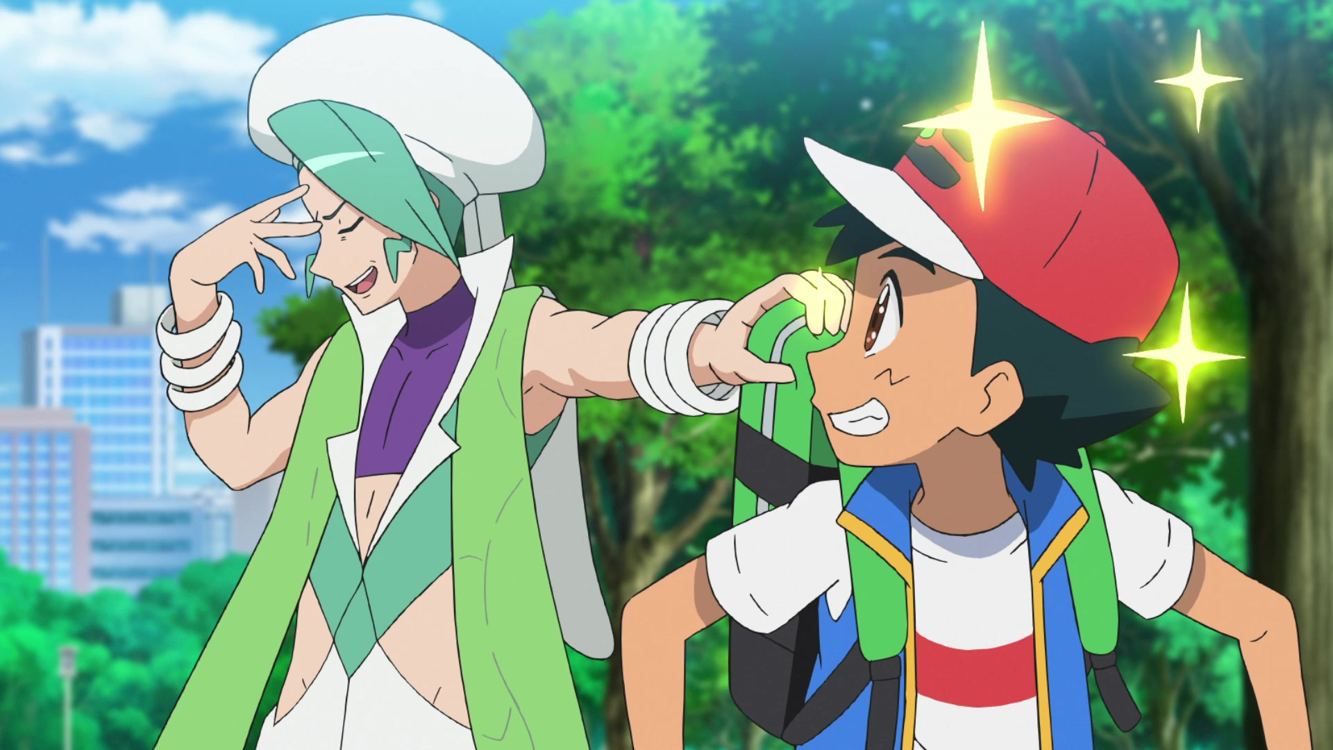 Pokémon Viajes Plubio y Ash