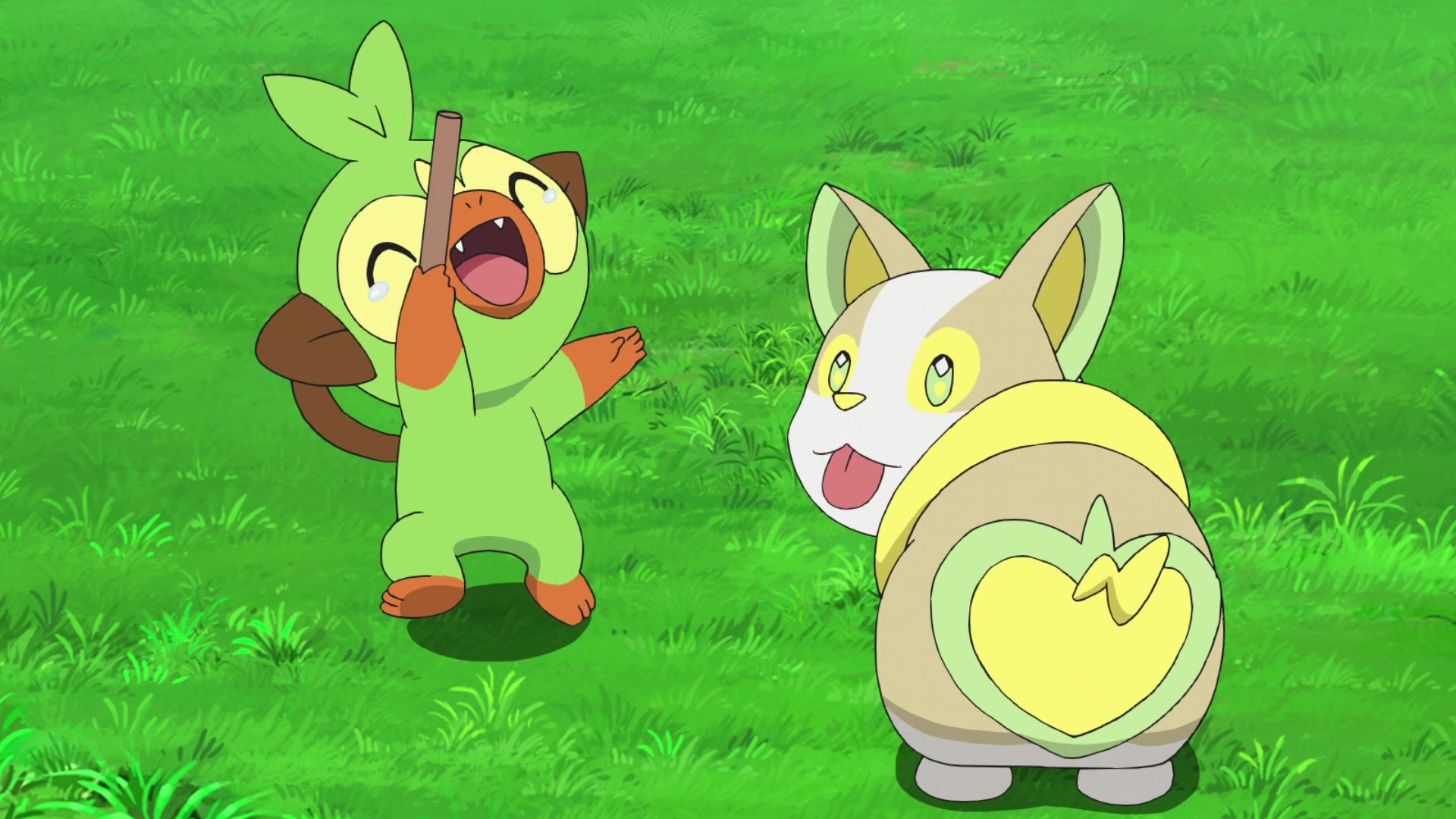 Episodio 107 Viajes Pokémon Grookey y Yamper