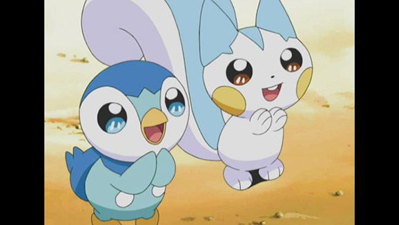 TV Pokémon: Piplup es la caña Pilup y Pachirisu de Maya