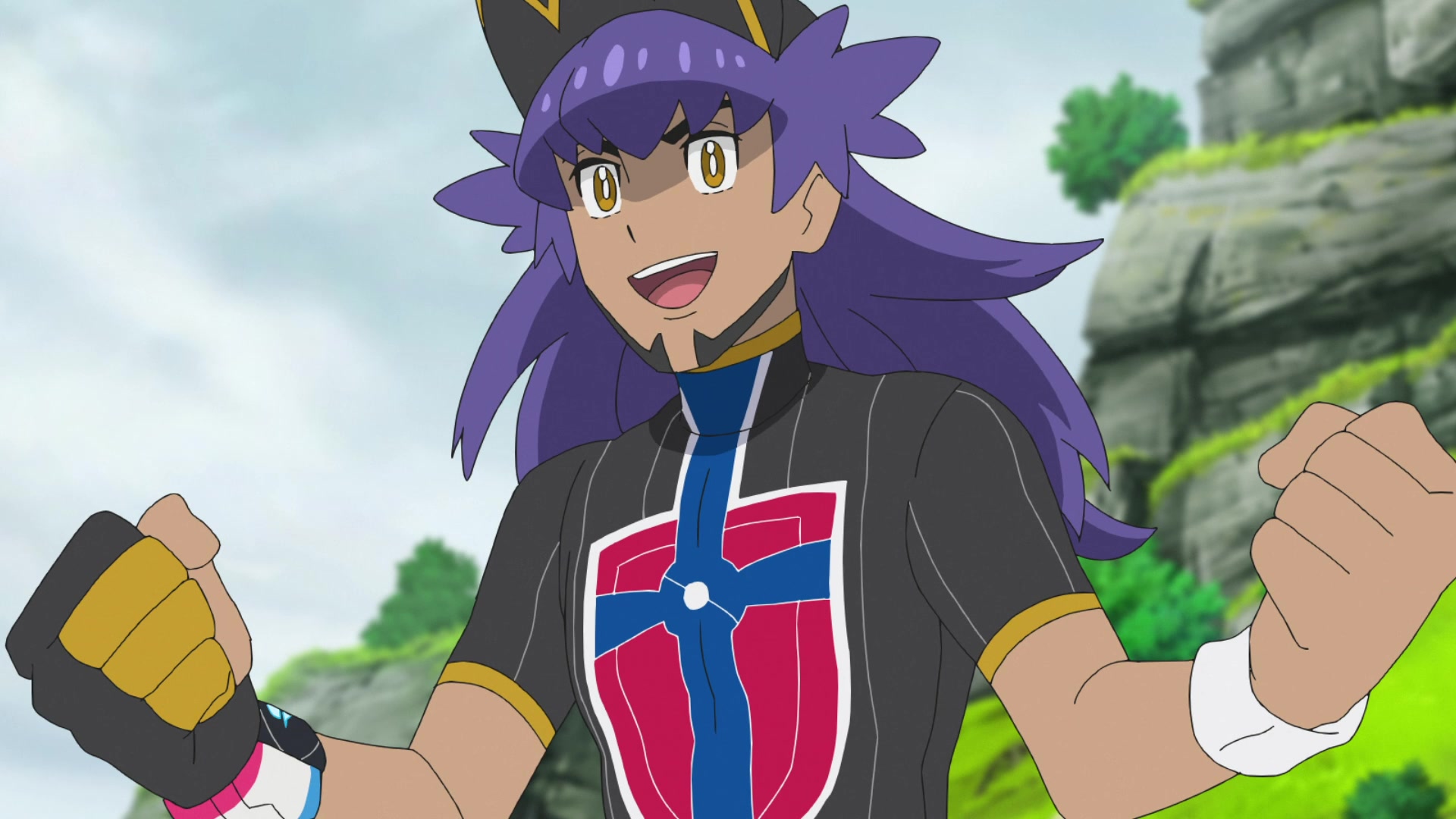 Episodio 100 Viajes Pokémon Lionel quiere seguir haciéndose fuerte