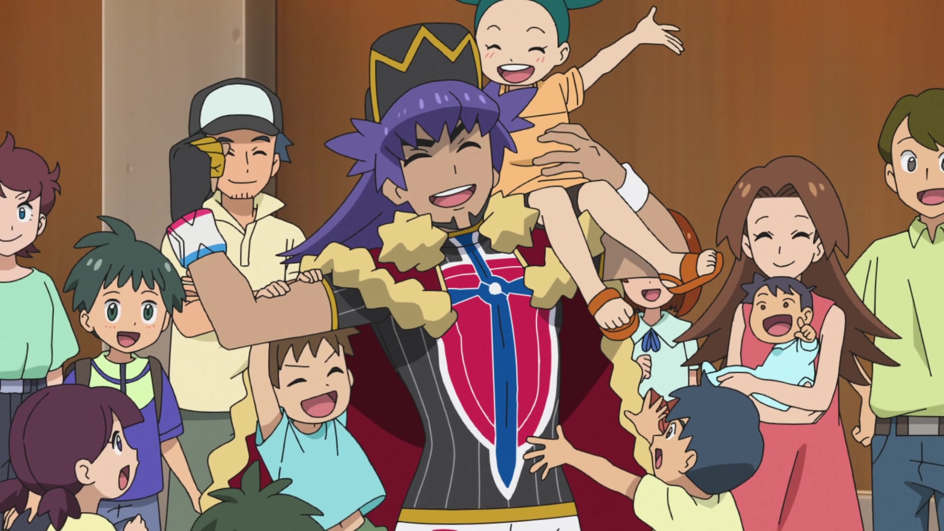Episodio 100 Viajes Pokémon Lionel atiende a sus fans tras el combate