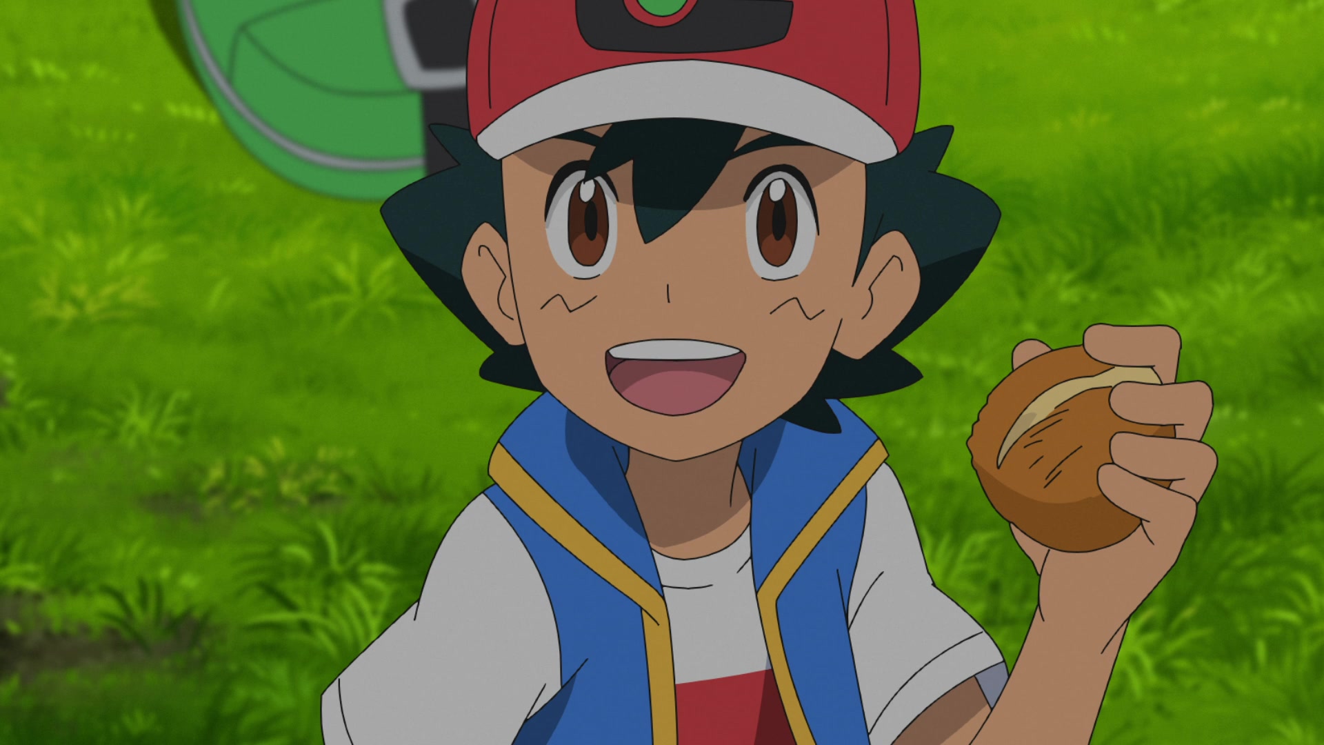 Episodio 100 Viajes Pokémon Ash comprende la felicidad de Lionel al disfrutar de tiempo con los Pokémon