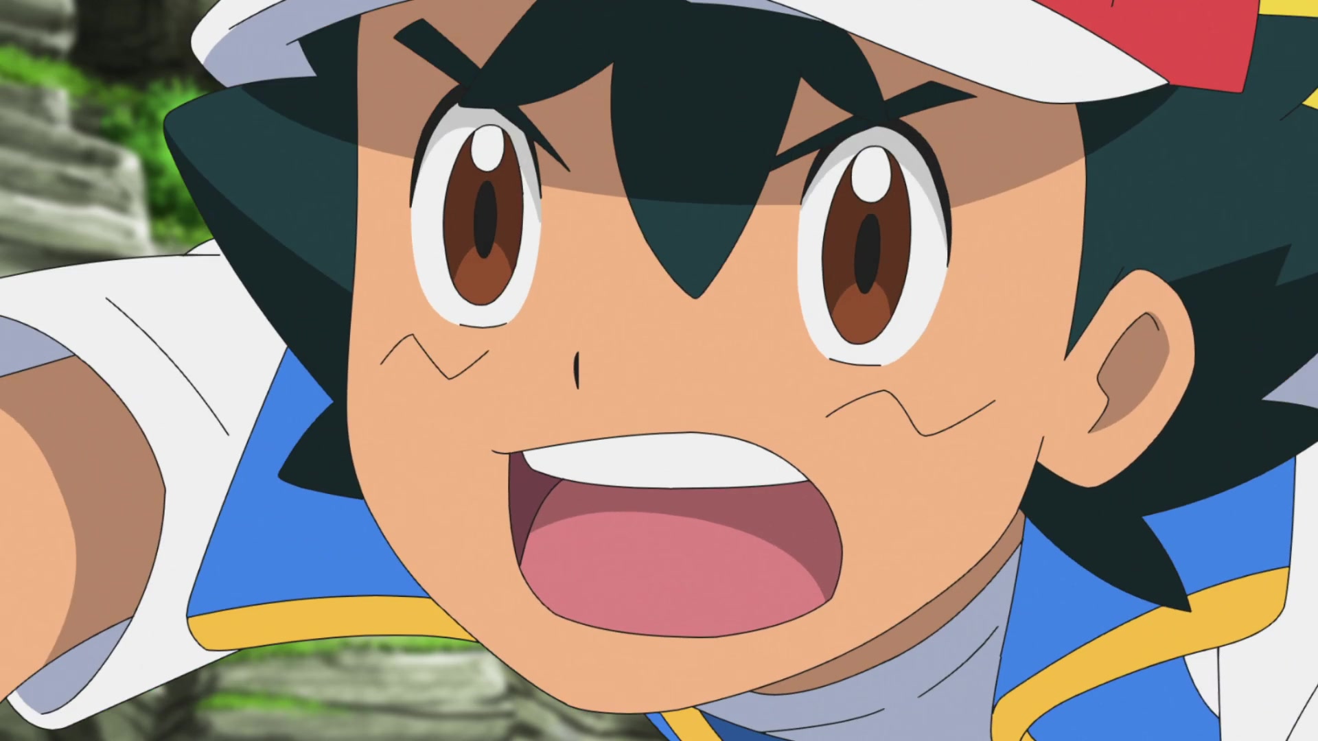 Episodio 100 Viajes Pokémon Ash salvando al Rookidee que no puede volar porque está herido