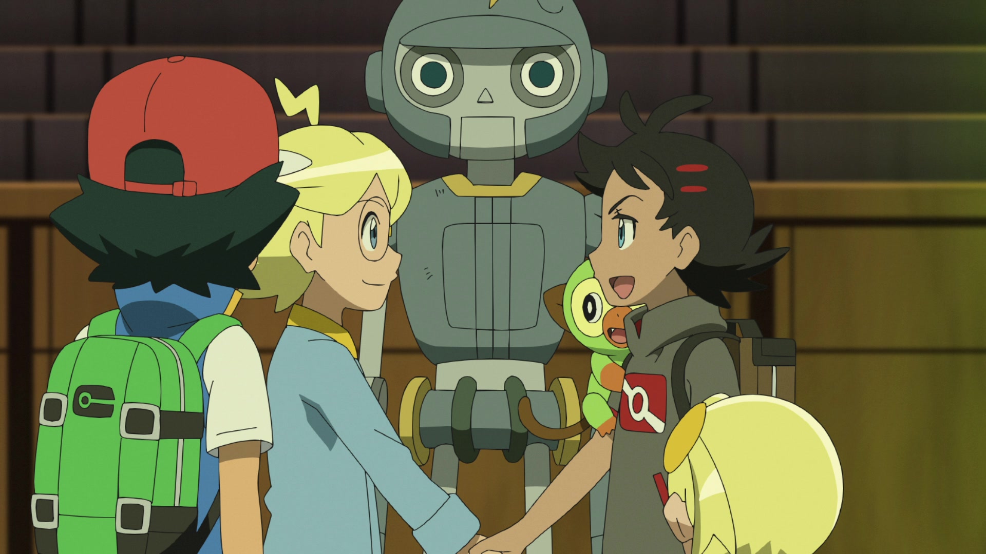 Episodio 103 Viajes Pokémon Goh conoce a Lem