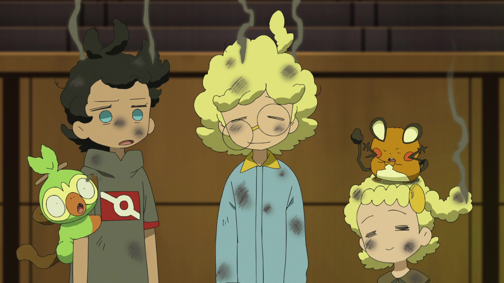 Episodio 103 Viajes Pokémon otro invento de Lem que explota