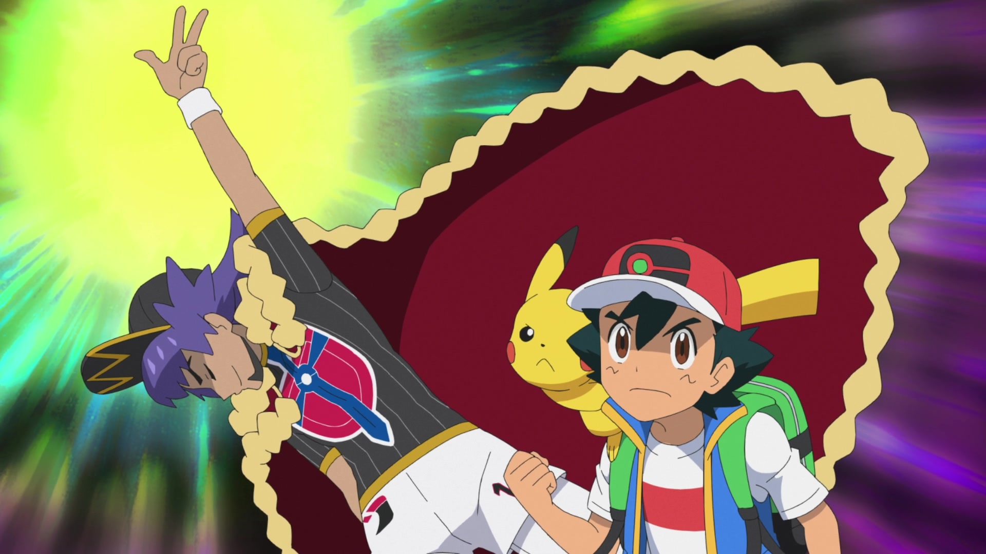 Episodio 103 Viajes Pokémon Ash aspira a derrotar a Lionel