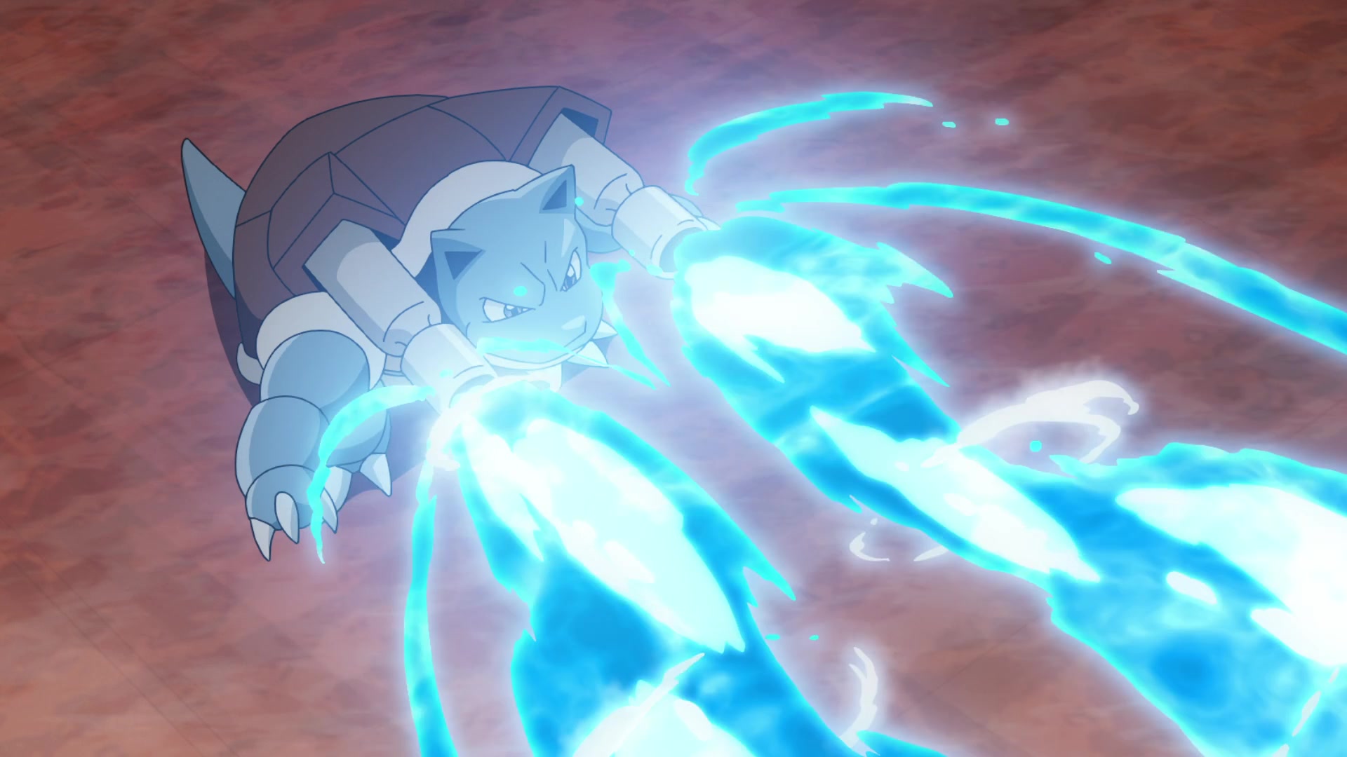 Episodio 113 Viajes Pokémon Blastoise de Gary Oak