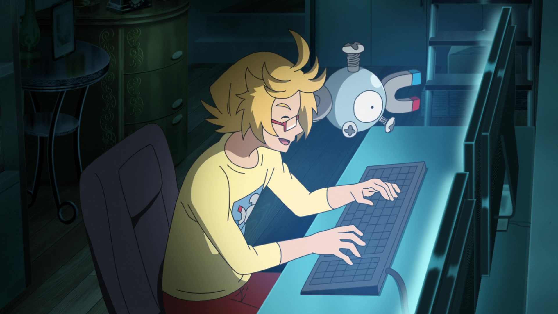 Episodio 106 Viajes Pokémon Ren y su Magnemite