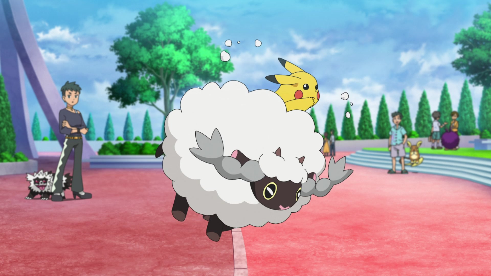 Episodio 115 Viajes Pokémon Wooloo de Paul contra Pikachu de Ash