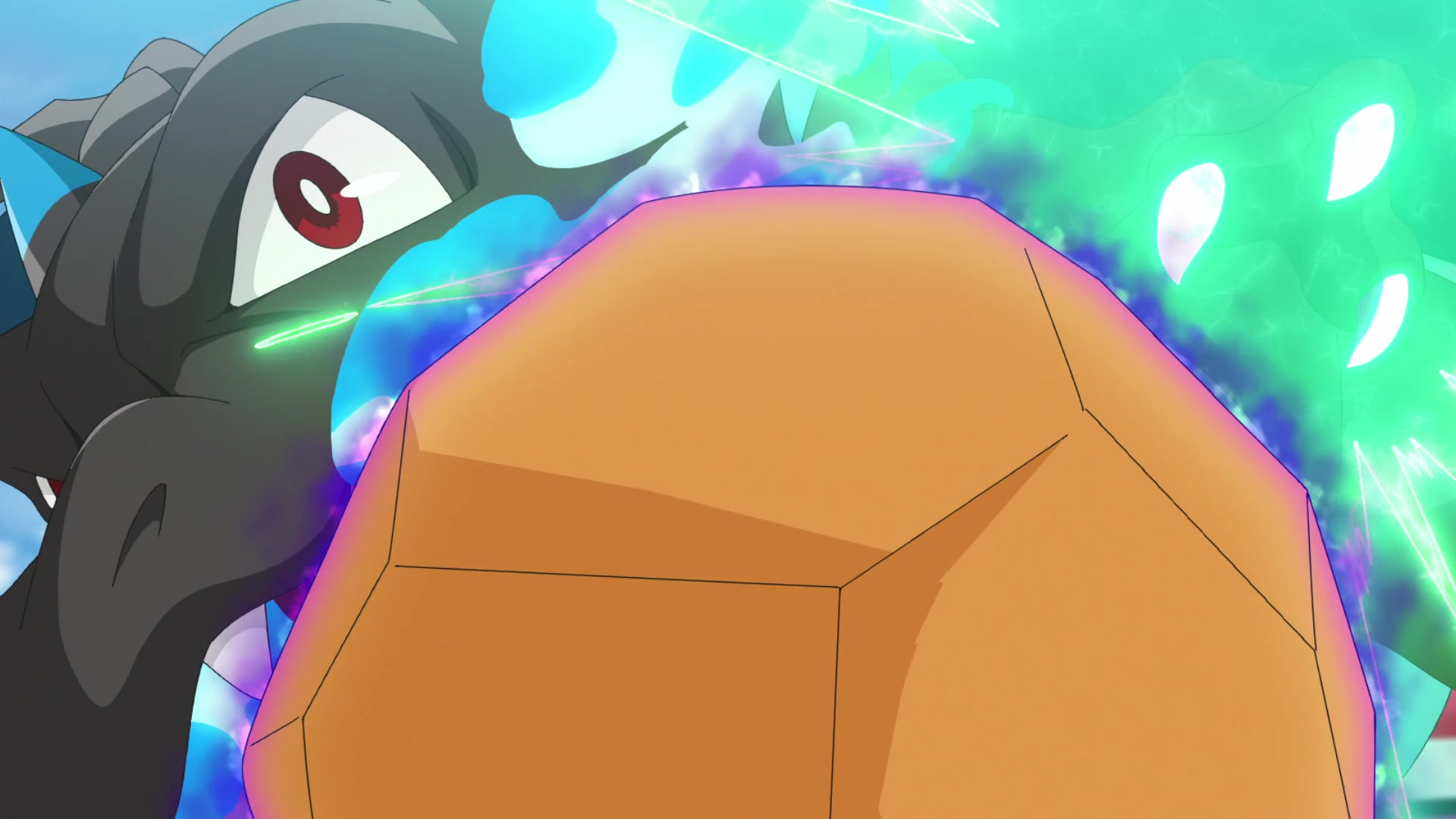 Episodio 115 Viajes Pokémon Garra Dragón de Mega-Charizard X