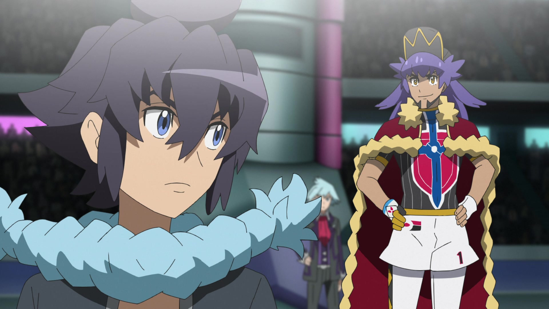 Episodio 115 Viajes Pokémon Alain contra Lionel en la primera ronda