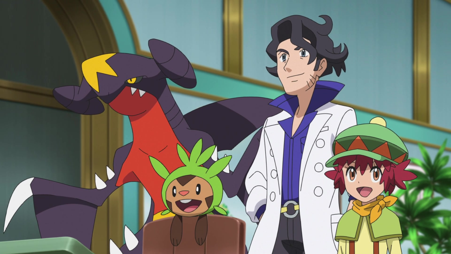 Episodio 115 Viajes Pokémon el Profesor Ciprés, Mairin, Chespin y Garchomp