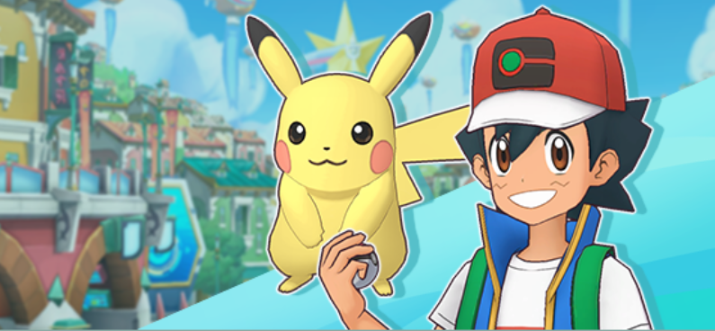 Pokémon Masters EX Pikachu y Ash