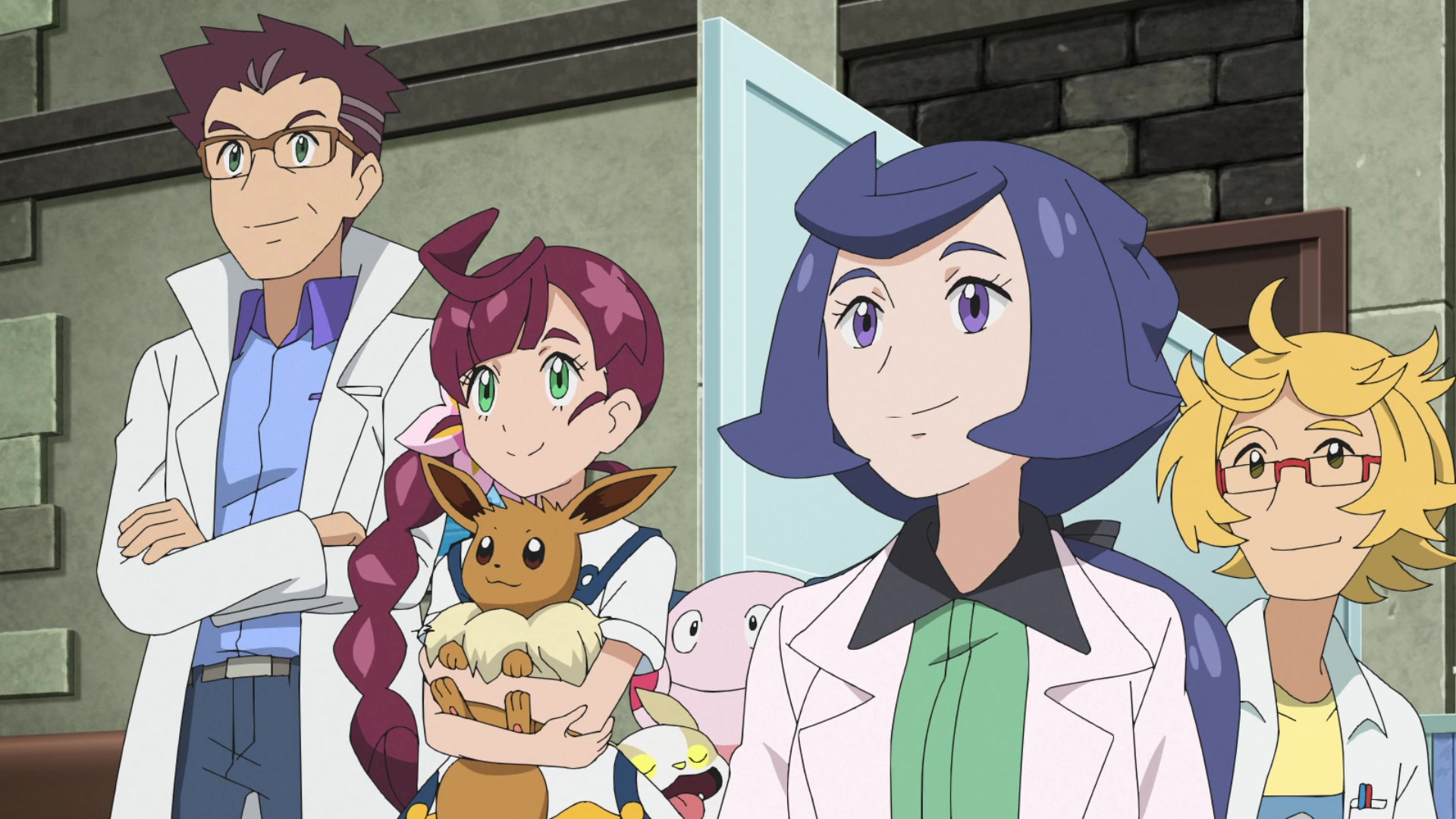 Episodio 118 Viajes Pokémon (resumen) Laboratorio Cerezo