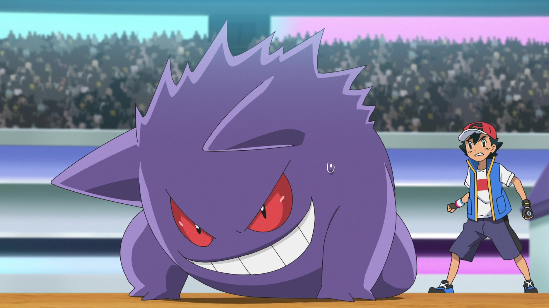 Episodio 118 Viajes Pokémon (resumen) Gengar de Ash