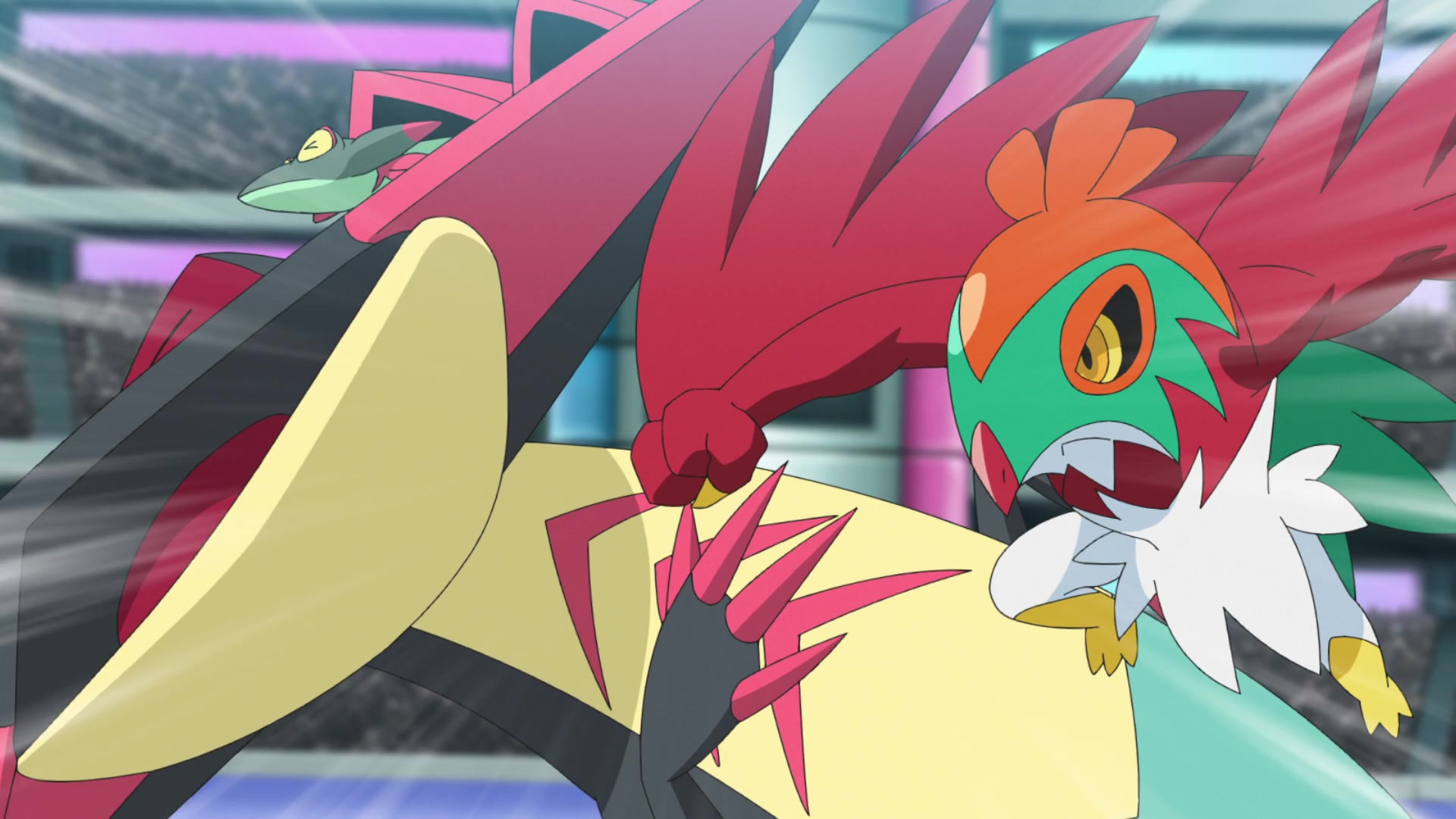 Episodio 122 Viajes Pokémon Dragapult de Lionel contra Hawlucha de Dianta