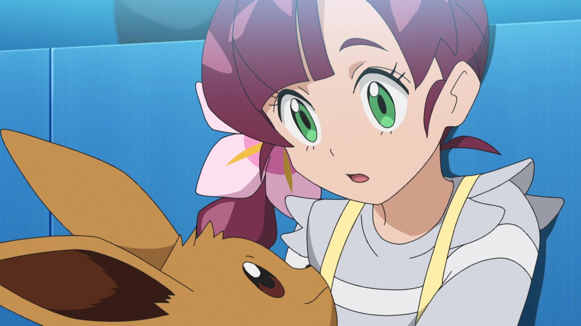 Episodio 129 Viajes Pokémon Chloe y Eevee